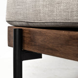 Colburne I Gray Fabric W/ Wood and Iron Frame Accent Chair from Mercana - Luna Furniture
