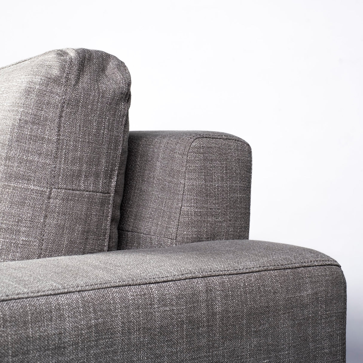 Colburne II 95" Gray Upholstered Three Seater Sofa from Mercana - Luna Furniture