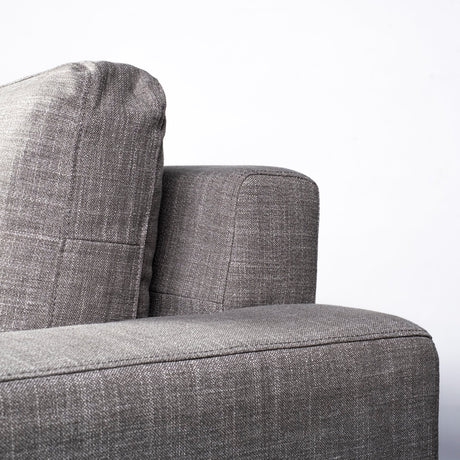 Colburne II 95" Gray Upholstered Three Seater Sofa from Mercana - Luna Furniture