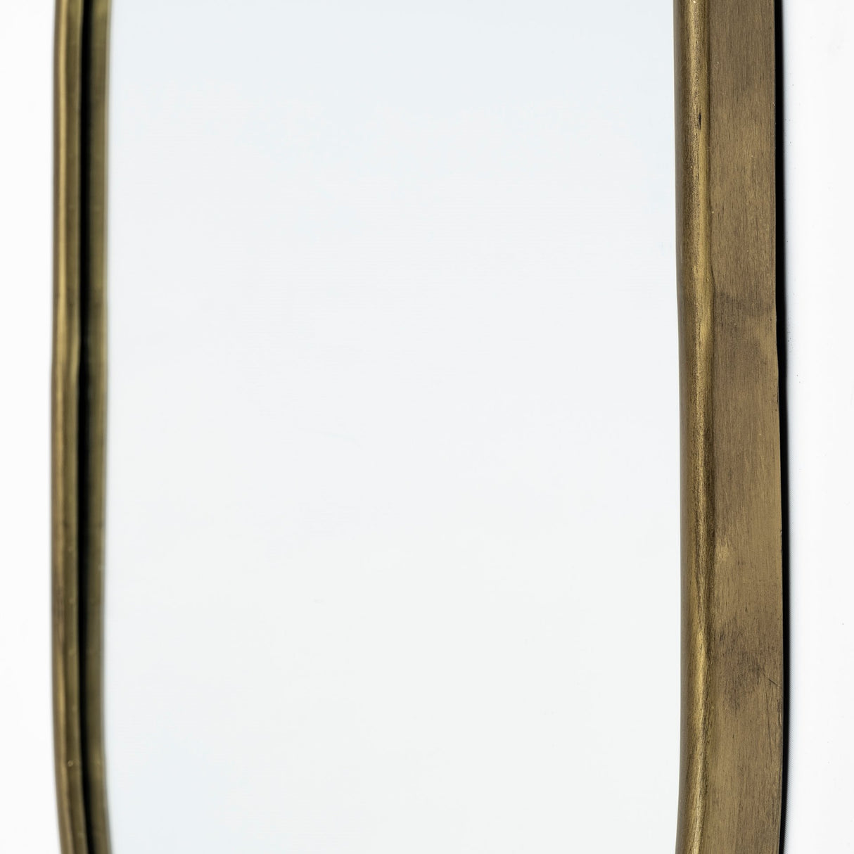 Sylvia I 24L x 35H Oval Gold Metal Frame Wall Mirror from Mercana - Luna Furniture