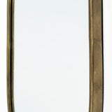 Sylvia I 24L x 35H Oval Gold Metal Frame Wall Mirror from Mercana - Luna Furniture