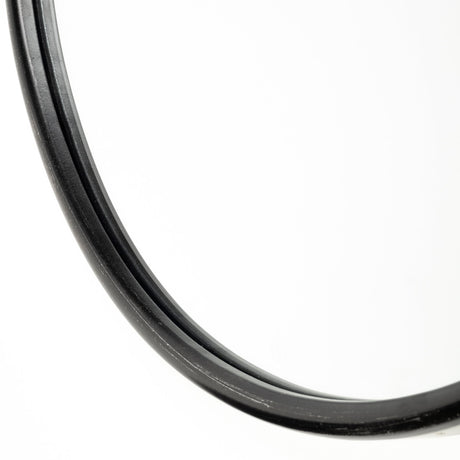 Sylvia II 24"x35" Oval Black Metal Frame Mirror from Mercana - Luna Furniture
