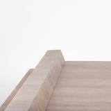 Elaine 59x36 Brown Solid Wood Top & Base Coffee Table from Mercana - Luna Furniture