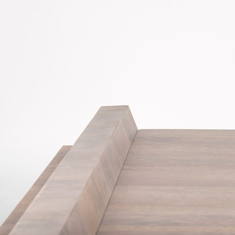 Elaine 59x36 Brown Solid Wood Top & Base Coffee Table from Mercana - Luna Furniture
