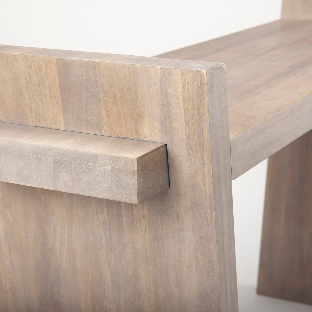 Elaine III 60L x 16W Brown Wood Angled Leg Console Table from Mercana - Luna Furniture