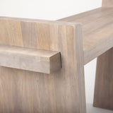 Elaine III 60L x 16W Brown Wood Angled Leg Console Table from Mercana - Luna Furniture