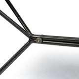 Papillion I 66L x 16W Blonde Wood and Iron Console Table from Mercana - Luna Furniture