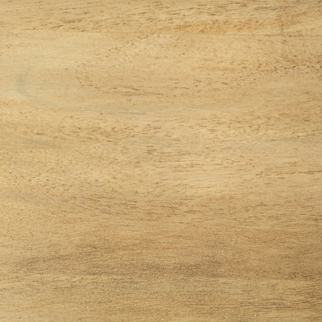 Papillion III 66L x 16W Blonde Wood And Iron Dining Bench from Mercana - Luna Furniture