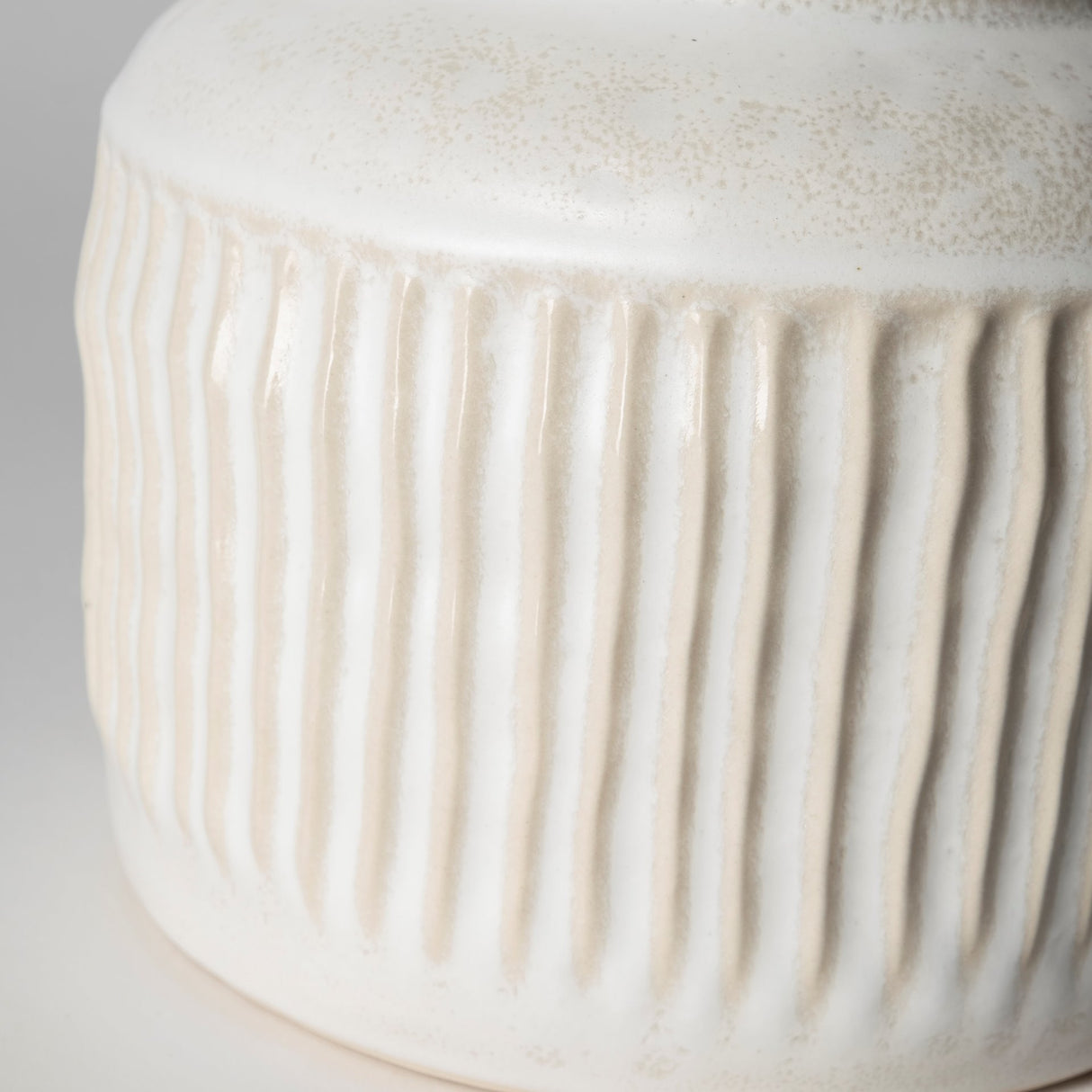 Judy Small Eggshell Ceramic Vase from Mercana - Luna Furniture