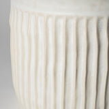 Judy Large Eggshell Ceramic Vase from Mercana - Luna Furniture