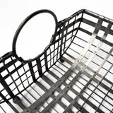 Kenneth (Set of 2) 24L x 12W Gray Metal Baskets from Mercana - Luna Furniture