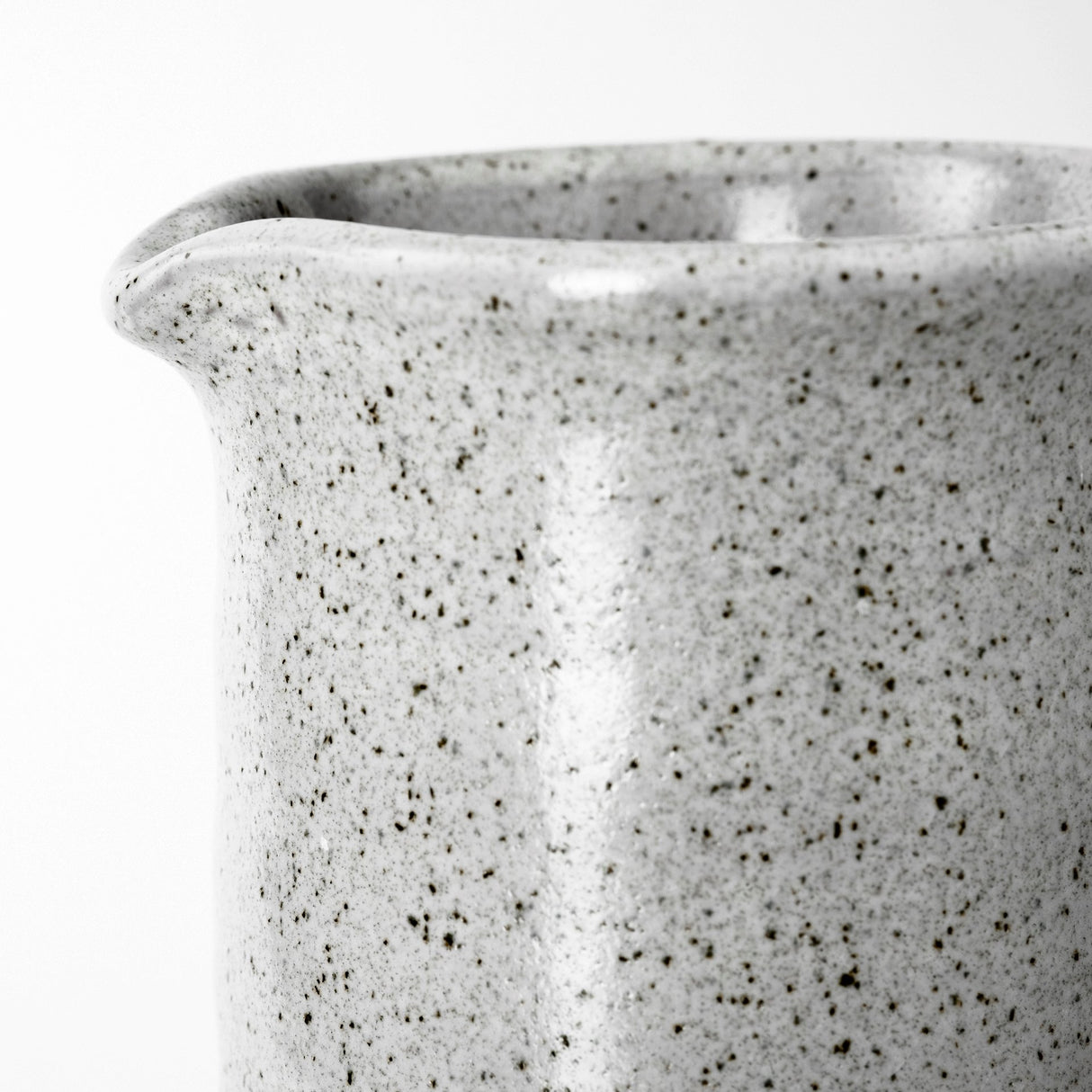 Frieda Large Freckled Gray Ceramic Jug from Mercana - Luna Furniture