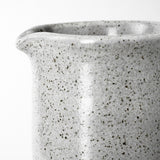 Frieda Large Freckled Gray Ceramic Jug from Mercana - Luna Furniture