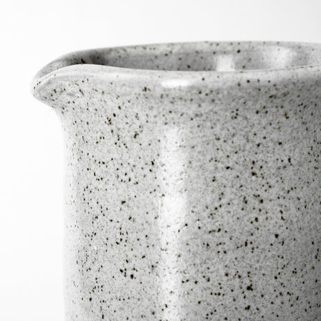 Frieda Large Freckled Gray Ceramic Jug from Mercana - Luna Furniture