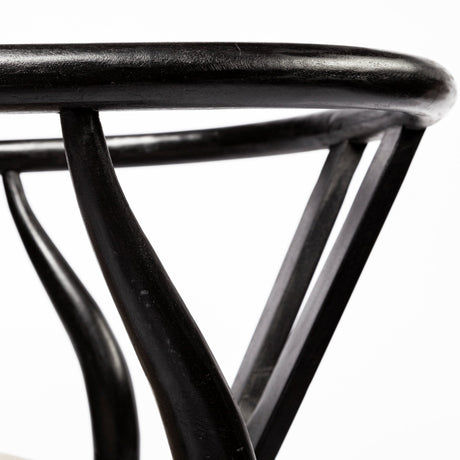 Trixie I Black Wooden Base w/ Dark Taupe Fabric Seat Dining Chair from Mercana - Luna Furniture