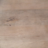 Maxwell II 54" Round Brown Solid Wood Top Brown Wood/Gold Metal Base Dining Table from Mercana - Luna Furniture
