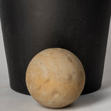 Asher Set of Two Black Metal Urns from Mercana - Luna Furniture