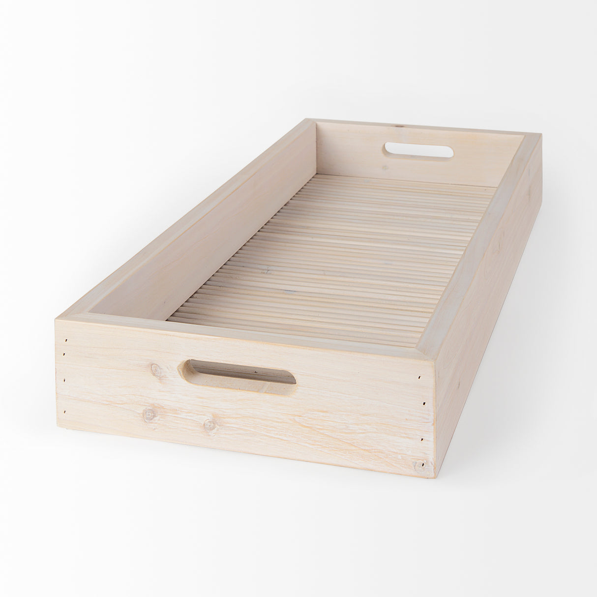 Horatio 28L x 12W Natural Wood Rectangular Serving Tray from Mercana - Luna Furniture