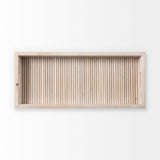 Horatio 28L x 12W Natural Wood Rectangular Serving Tray from Mercana - Luna Furniture