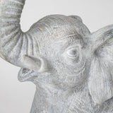 Tantor (15.9"H) Gray Resin Elephant Calf Table Lamp from Mercana - Luna Furniture