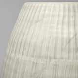 Reyan Small Pearl White Ceramic Striped Vase from Mercana - Luna Furniture