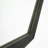 Aramis I 32" Octagon Black Wood Frame Wall Mirror from Mercana - Luna Furniture