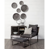 Lanx Set of 3 Decorative Black/Grey Metal Plates from Mercana - Luna Furniture