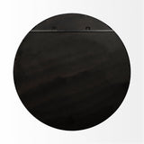 Piper 47.2L x 1.0W x 47.2H Large Gold Metal Round Wall Mirror from Mercana - Luna Furniture