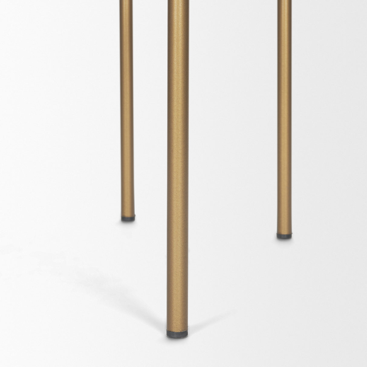 Parker 30" Seat Height Cream Fabric Seat Gold Metal Bar Stool from Mercana - Luna Furniture
