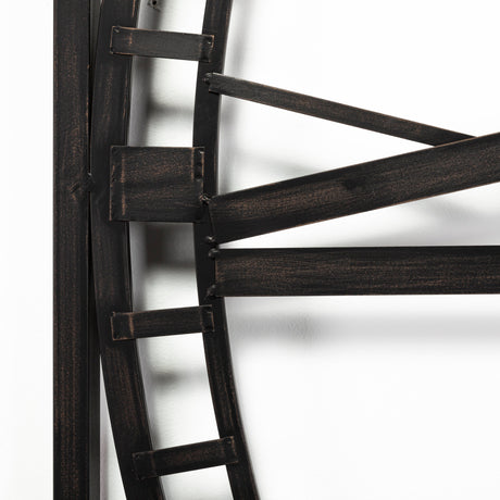 Norwood 60" Square Oversized+ Industrial Wall Clock from Mercana - Luna Furniture