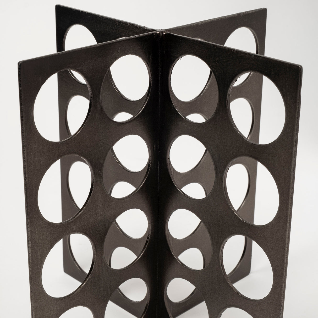 Fletcher (Small) 4L x 4W Gray Metal Abstract Decorative Object from Mercana - Luna Furniture