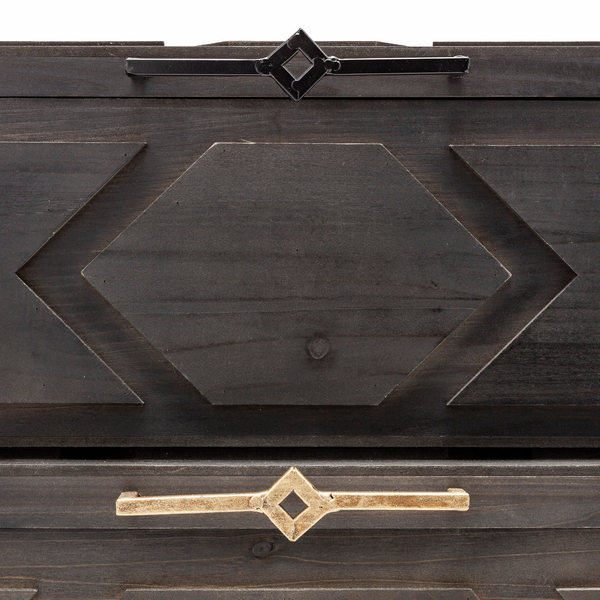 Cassia Set of 2 Brown Wooden Boxes from Mercana - Luna Furniture