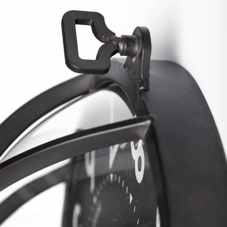 Bellmond 15L x 15H Large Industrial Wall Clock from Mercana - Luna Furniture
