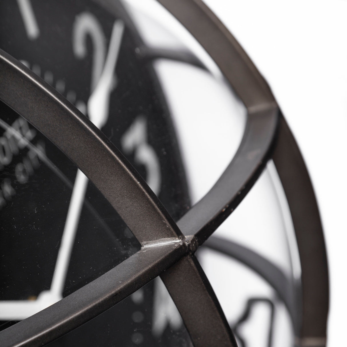 Bellmond 15L x 15H Large Industrial Wall Clock from Mercana - Luna Furniture