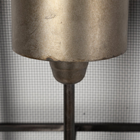 Newcomb 7x53.5 Gold/Black Metal Meshed Rectangular Wall Sconce from Mercana - Luna Furniture