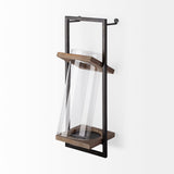Milton Rustic wall mounted candle holder from Mercana - Luna Furniture
