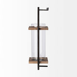 Milton Rustic wall mounted candle holder from Mercana - Luna Furniture