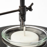 Jaran Black Metal Five Armed Tealight Table Candle Holder from Mercana - Luna Furniture