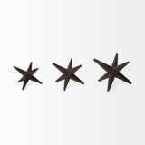 Rhea (Set of 3) Brown Cast Iron Small, Medium & Large Jacks from Mercana - Luna Furniture