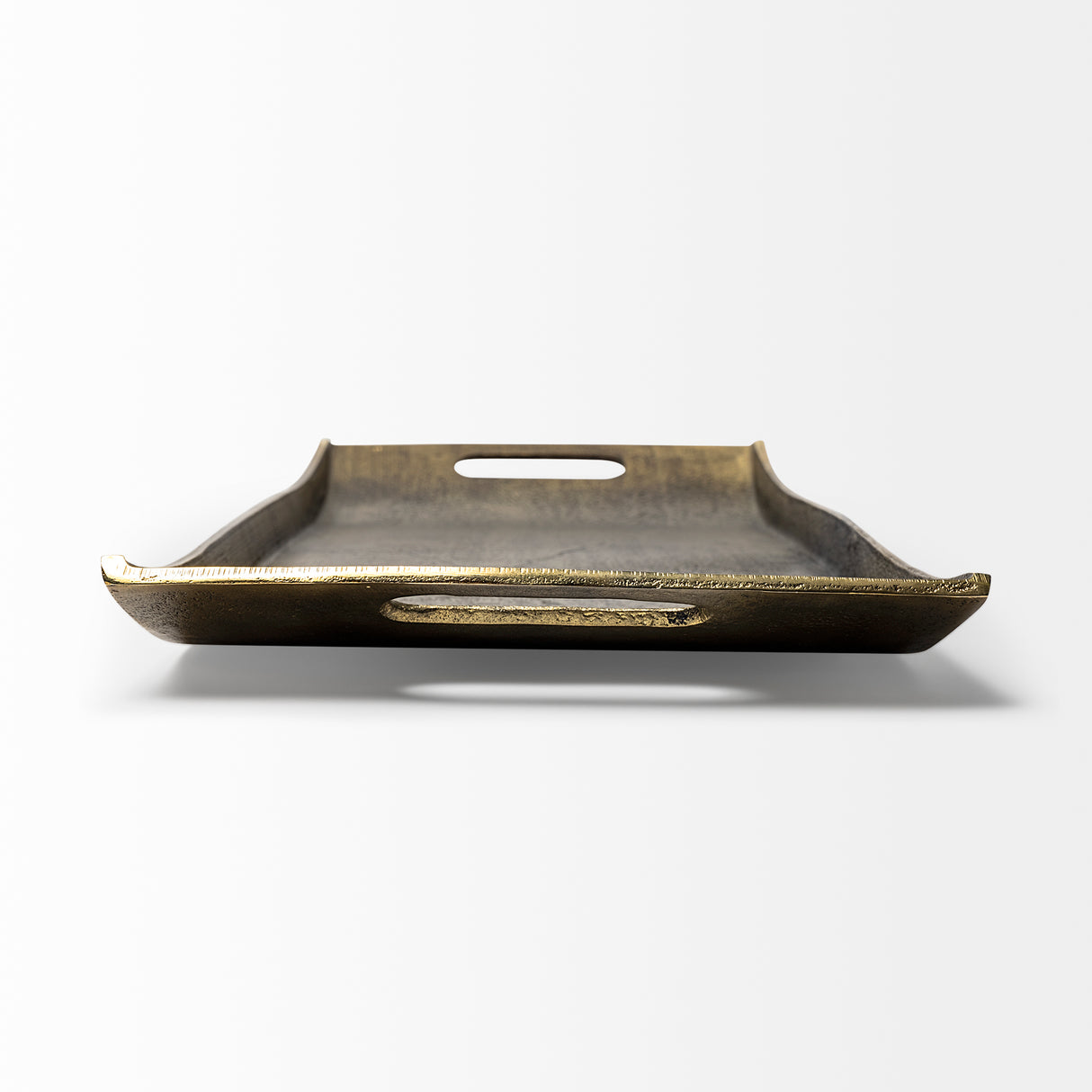Drey 24L x 10W Gold Rectangular Tray from Mercana - Luna Furniture