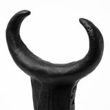 Caleb 4L x 5W Black Metal Tribal Figurine from Mercana - Luna Furniture