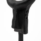 Caleb 4L x 5W Black Metal Tribal Figurine from Mercana - Luna Furniture