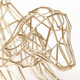 Frankie II 13L x 6W Gold Wire Framed Dog Shaped Decor from Mercana - Luna Furniture