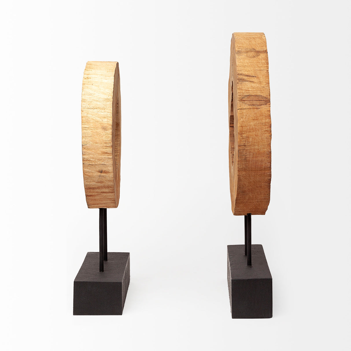 Ironwood I (Large) 15L x 3W Natural Wooden Circular Object from Mercana - Luna Furniture
