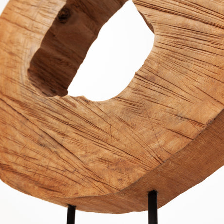 Ironwood I (Large) 15L x 3W Natural Wooden Circular Object from Mercana - Luna Furniture