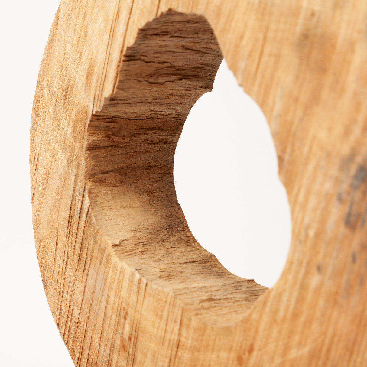 Ironwood II (Small) 13L x 4W Natural Wooden Circular Object from Mercana - Luna Furniture