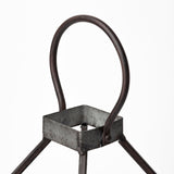 Kingston I Large Rustic Metal Framed Table Candle Holder from Mercana - Luna Furniture