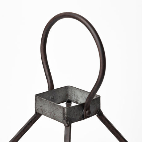 Kingston I Large Rustic Metal Framed Table Candle Holder from Mercana - Luna Furniture