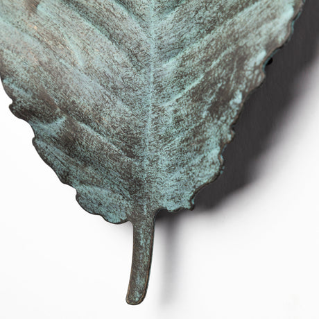 Brattea 12H Small Metal Leaf Wall Art from Mercana - Luna Furniture