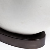 Celtica (26.8"H) White Resin Ring-Shaped Base Table Lamp from Mercana - Luna Furniture